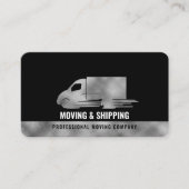 Professionele Vrachtwagen die Levering Vervoeren Visitekaartje (Voorkant)