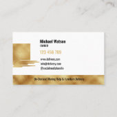 Professionele Vrachtwagen die Levering Vervoeren Visitekaartje (Achterkant)