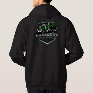 Professionele Vrachtwagen Transport Onderneming Hoodie