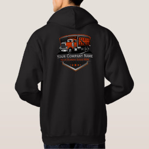 Professionele Vrachtwagen Transport Onderneming Hoodie