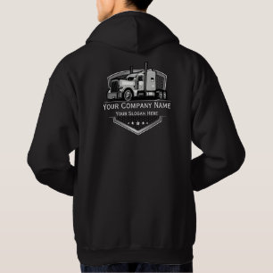 Professionele Vrachtwagen Transport Onderneming Hoodie