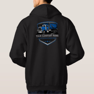 Professionele Vrachtwagen Transport Onderneming Hoodie