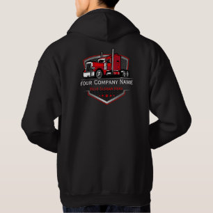 Professionele Vrachtwagen Transport Onderneming  Hoodie