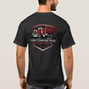 Professionele Vrachtwagen Transport Onderneming T-shirt