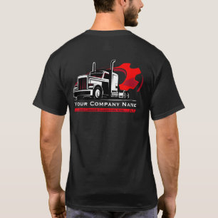 Professionele Vrachtwagen Transportbedrijf Reparat T-shirt