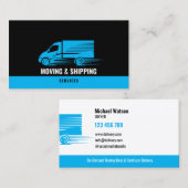 Professionele Vrachtwagen Verhuisbedrijf Visitekaartje (Voorkant / Achterkant)