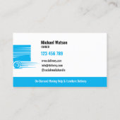 Professionele Vrachtwagen Verhuisbedrijf Visitekaartje (Achterkant)