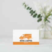 Professionele Vrachtwagen Verplaatsende Leveringsd Visitekaartje (Staand voorkant)