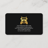 Professionele vrachtwagen voor het verzenden van i visitekaartje (Achterkant)