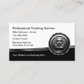 Professionele vrachtwagenchauffeur Visitekaartjes (Voorkant)