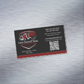 Professionele vrachtwagentransportbedrijf QR-code Magnetisch Visitekaartje (Voorbeeld)