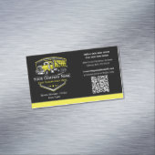 Professionele vrachtwagentransportbedrijf QR-code Magnetisch Visitekaartje (Voorbeeld)