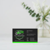 Professionele vrachtwagentransportbedrijf QR-code Visitekaartje (Staand voorkant)