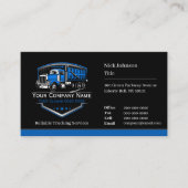 Professionele vrachtwagentransportbedrijf QR-code Visitekaartje (Voorkant)