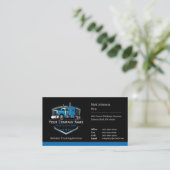 Professionele vrachtwagentransportbedrijf QR-code Visitekaartje (Staand voorkant)