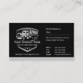 Professionele vrachtwagentransportbedrijf QR-code Visitekaartje (Voorkant)