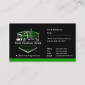 Professionele vrachtwagentransportbedrijf QR-code Visitekaartje (Voorkant)