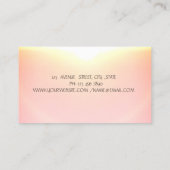 Professionele Vrouwen Lotus Yoga Visitekaartje (Achterkant)