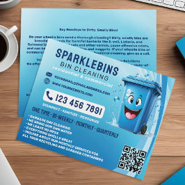 Professionele vuilreiniging flyer