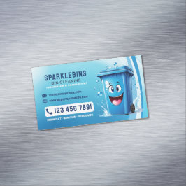 Professionele vuilreiniging magnetisch visitekaartje