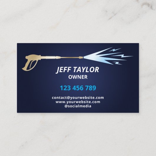 Professionele wasmiddeldruk visitekaartje (Achterkant)