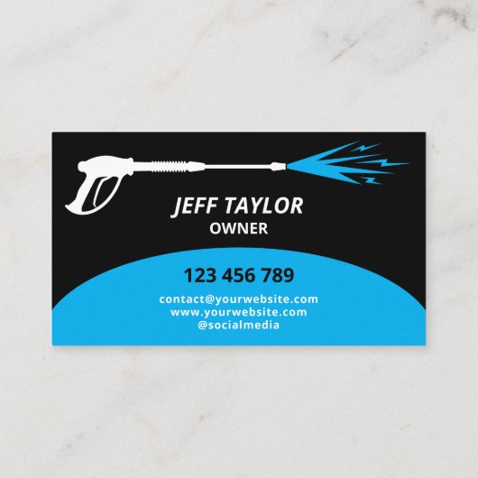 Professionele wasmiddeldruk visitekaartje (Achterkant)