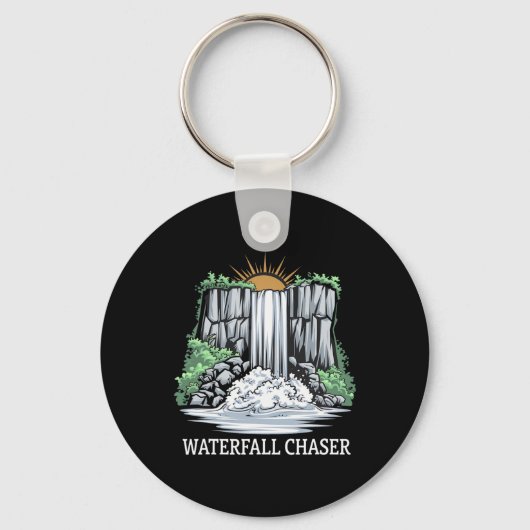 Professionele Watervaljager Sleutelhanger (Voorkant)