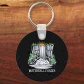 Professionele Watervaljager Sleutelhanger (Voorkant)