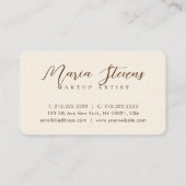 Professionele Waterverf Greenery Butterfly Visitekaartje (Achterkant)