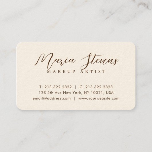 Professionele Waterverf Greenery Butterfly Visitekaartje (Achterkant)