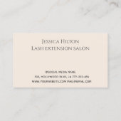 Professionele waterverf neo mint gouden script bus visitekaartje (Achterkant)