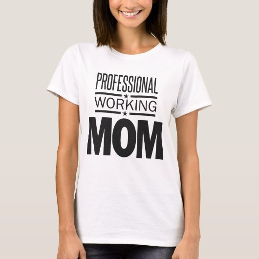Professionele werkmam t-shirt (Voorkant)