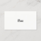 Professionele werknemer Foto Gold Black Real Estat Visitekaartje (Achterkant)