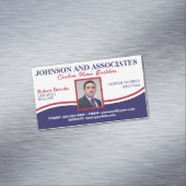Professionele Werknemer Magnetische Visitekaartjes Magnetisch Visitekaartje (Voorbeeld)