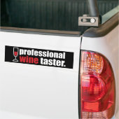 Professionele wijndrager bumpersticker (Op Truck)
