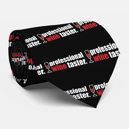 Professionele wijndrager stropdas (Opgerold)