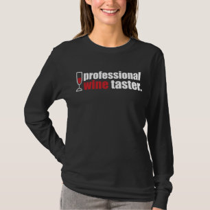 Professionele wijndrager t-shirt