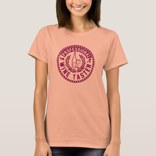 Professionele wijndrager t-shirt (Voorkant)