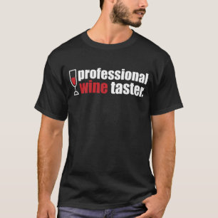 Professionele wijndrager t-shirt