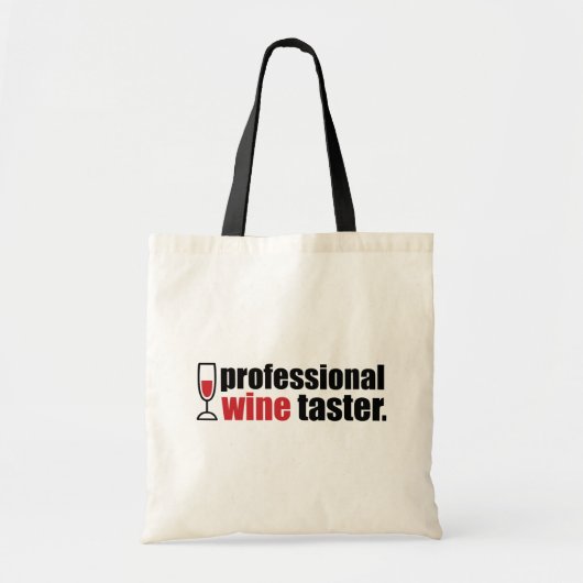 Professionele wijndrager tote bag (Voorkant)