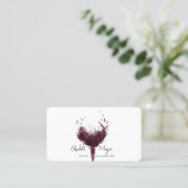 Professionele wijngaarden Wijnglas, Wine Sommelier Visitekaartje (Staand voorkant)