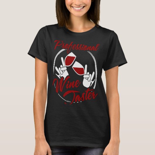 Professionele wijnmakerij t-shirt (Voorkant)