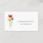 Professionele Wildflower Visitekaartje (Voorkant)