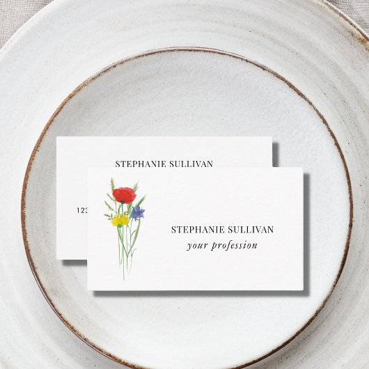 Professionele Wildflower Visitekaartje