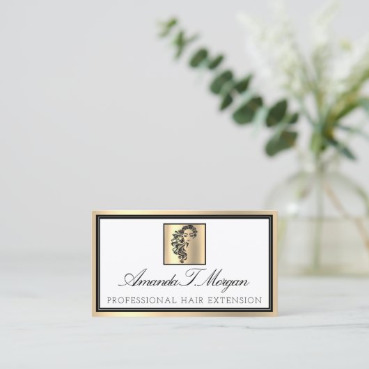 Professionele wimper haarverlenging Brows Gold Lux Visitekaartje (Staand voorkant)