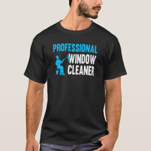 Professionele Windows Cleaner T-shirt