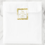 Professionele Wit Gouden Glitter Soja Kaars Labels (Tas)