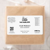 Professionele witte bad en lichaam product labels (Insitu)