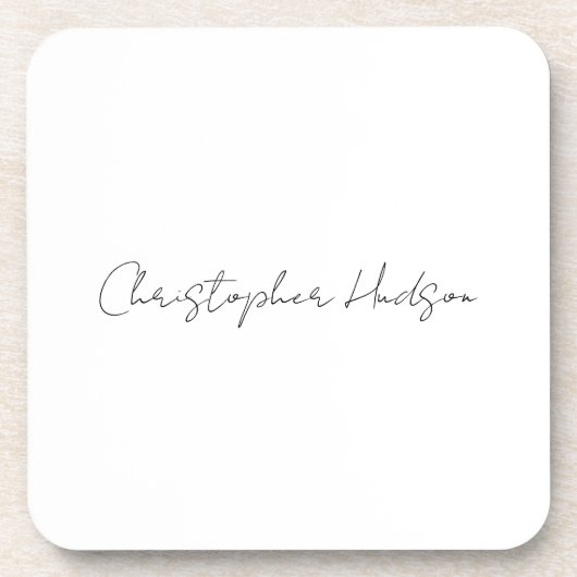 Professionele Witte Duidelijke Creatieve Chic Kall Bier Onderzetter (Voorkant)