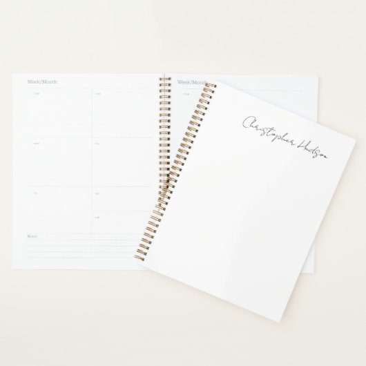 Professionele Witte Duidelijke Creatieve Chic Kall Planner (Display)